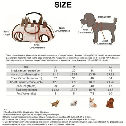Premium Hands-Free Pet Sling Carrier – Breathable Safety Travel Backpack with Leash Attachment for Small Dogs, Cats & Puppies
